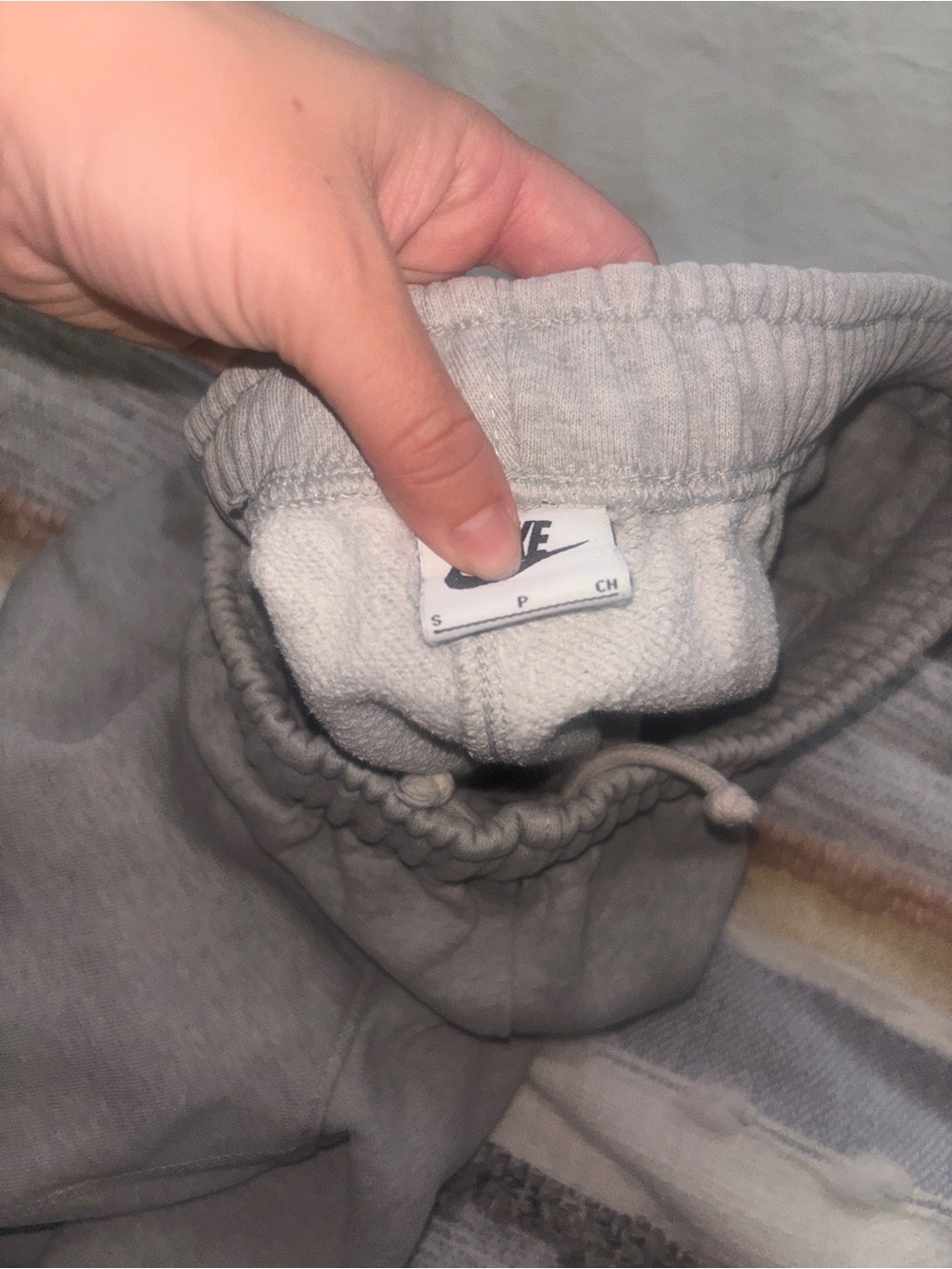 Stussy Grey Track Joggers with Logo Patch - Picture 3 of 4